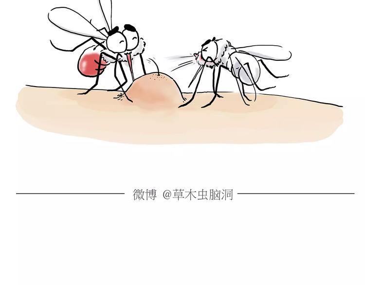 会心一笑造句漫画,第158话 蚊子的生日蛋糕1图