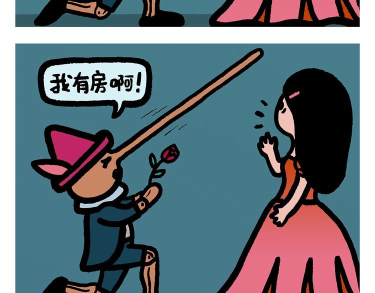 绘心 绘意漫画,第254话 标题：木偶求婚记2图