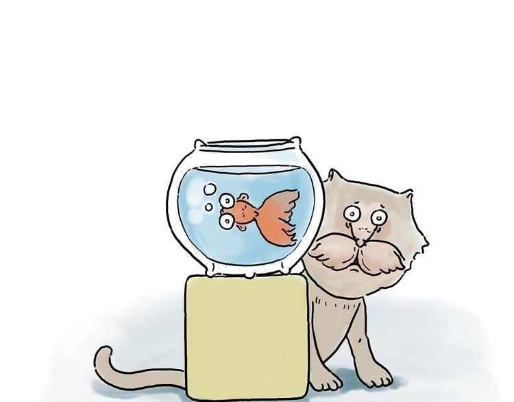 绘心成长青春向阳心理健康手抄报漫画,借火2图