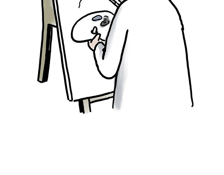 慧心一笑漫画,师傅爱吃冰1图