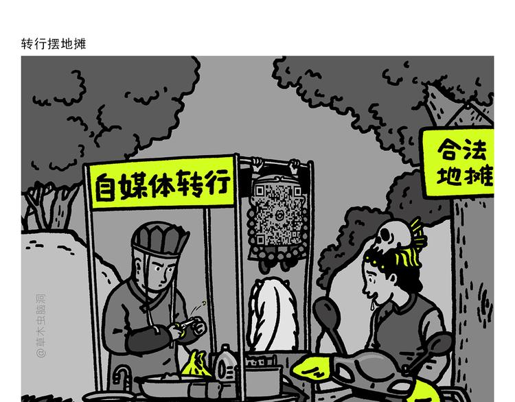 绘心一笑 什么意思漫画,第280话 转行摆地摊1图