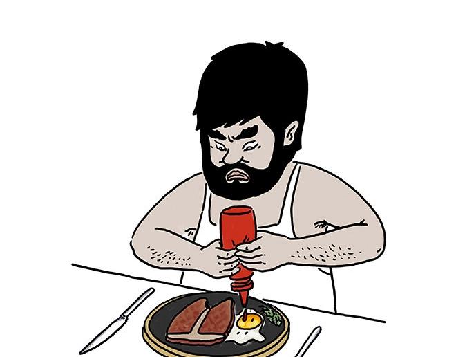 慧心一笑漫画,师傅的庆功宴1图