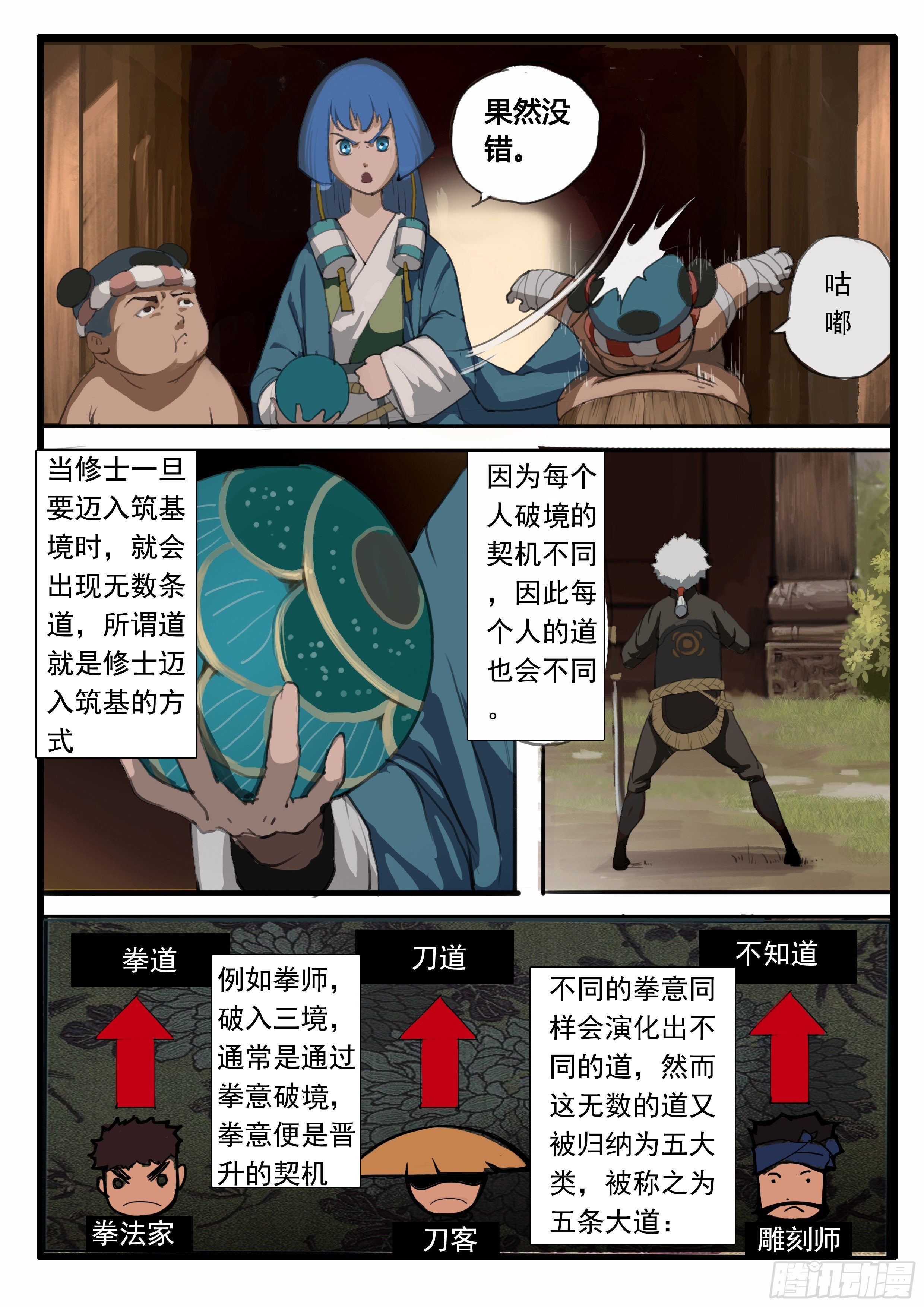 大神纪有声小说漫画,第15话 五条大道1图