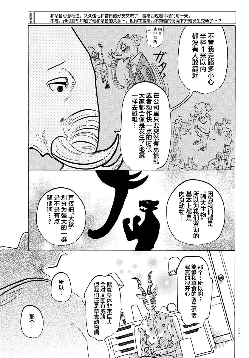 BEASTARS 动物狂想曲漫画,124 颜料，混合的颜色越多就越黑1图