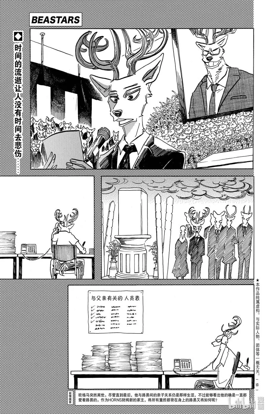 BEASTARS 动物狂想曲漫画,166 请赐予我与身高相符的命运1图