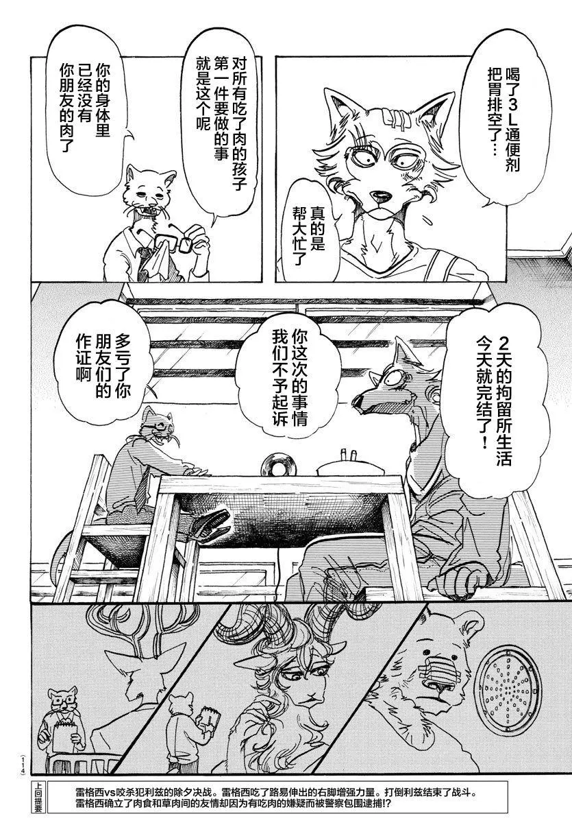 BEASTARS 动物狂想曲漫画,98 面对二十几年后的自己2图