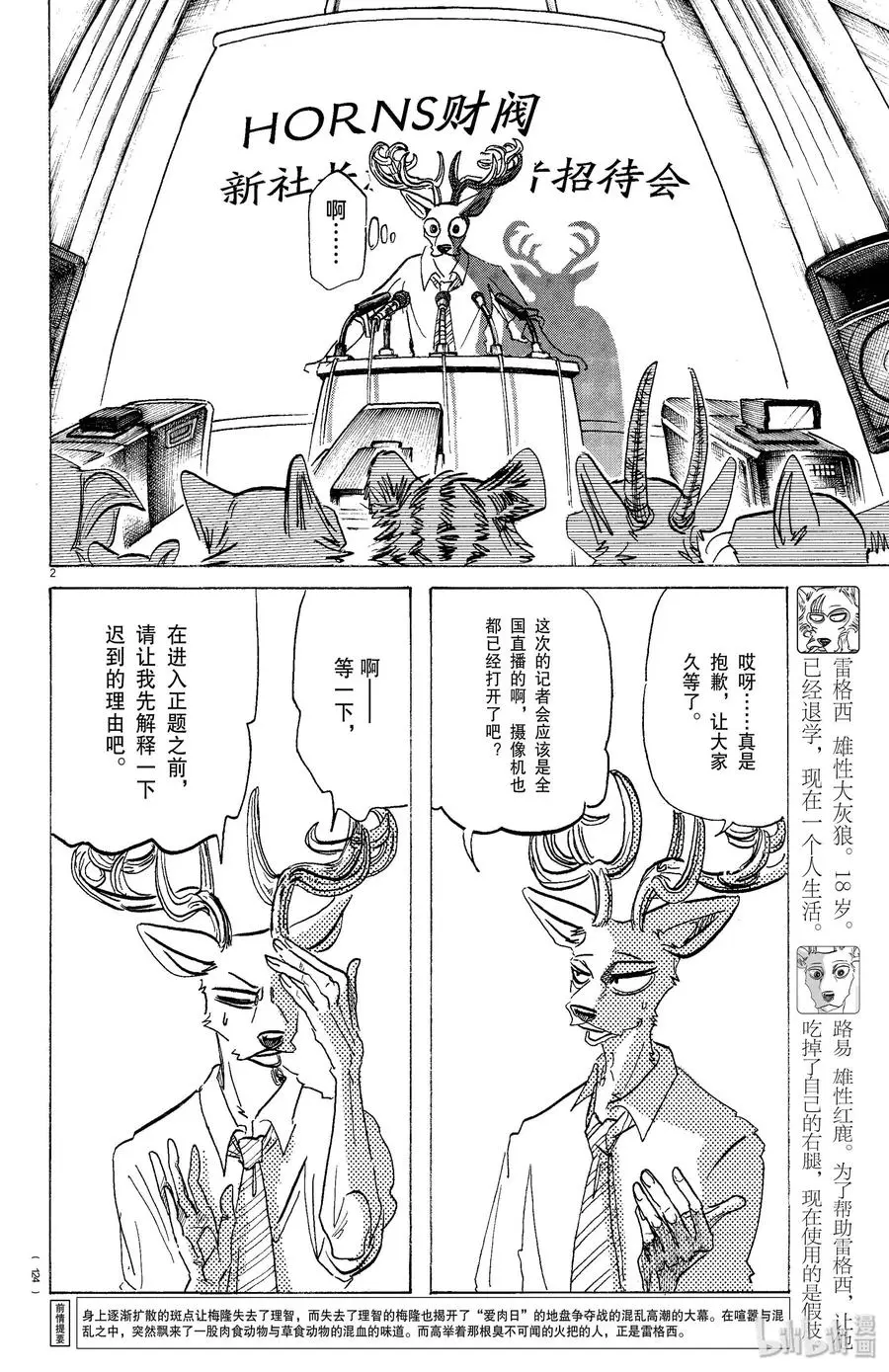 BEASTARS 动物狂想曲漫画,175 Fire meet Gasolinie（干柴烈火）2图