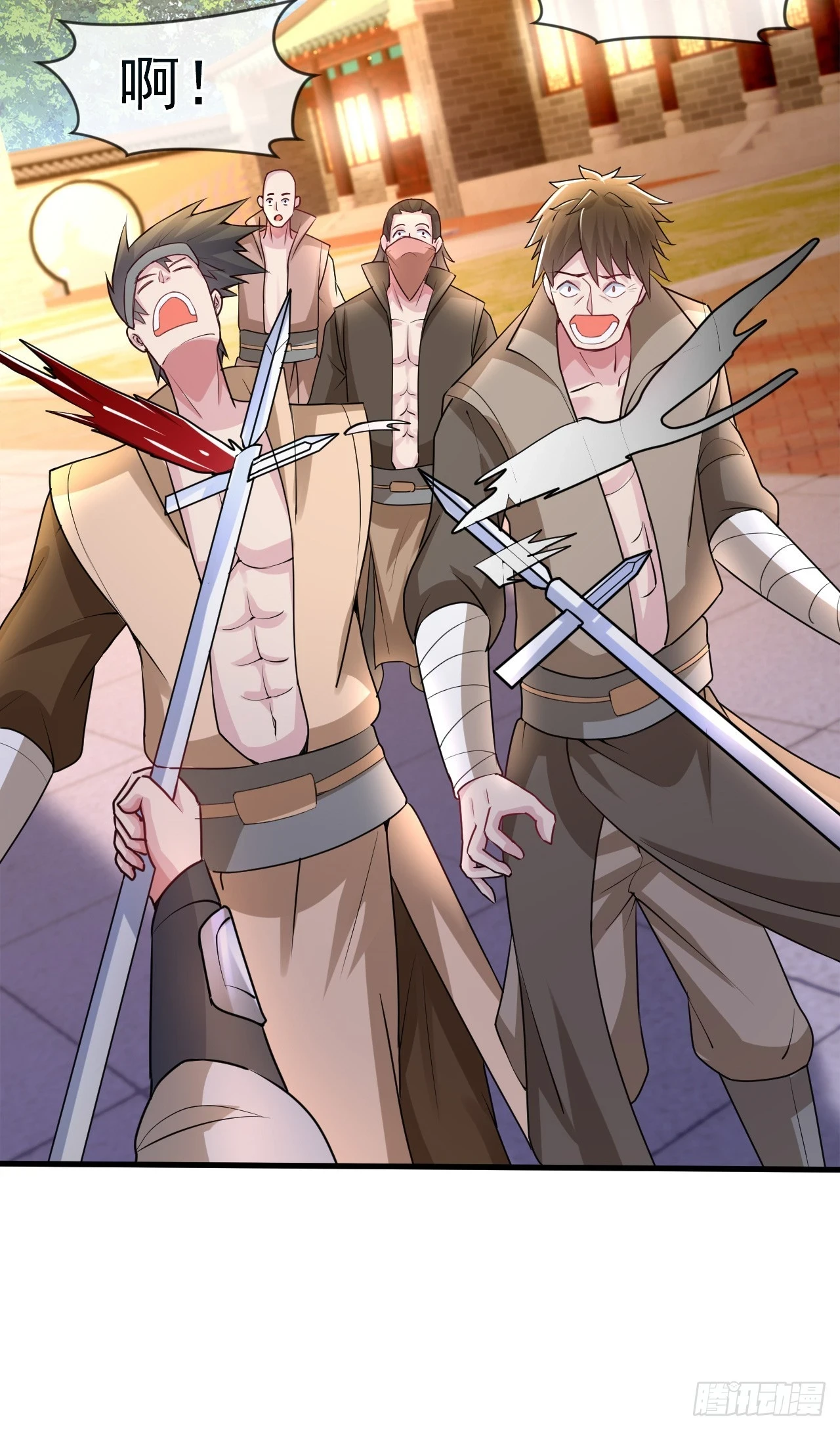 神帝降临：我有亿万属性点漫画,022 皇族偷袭1图