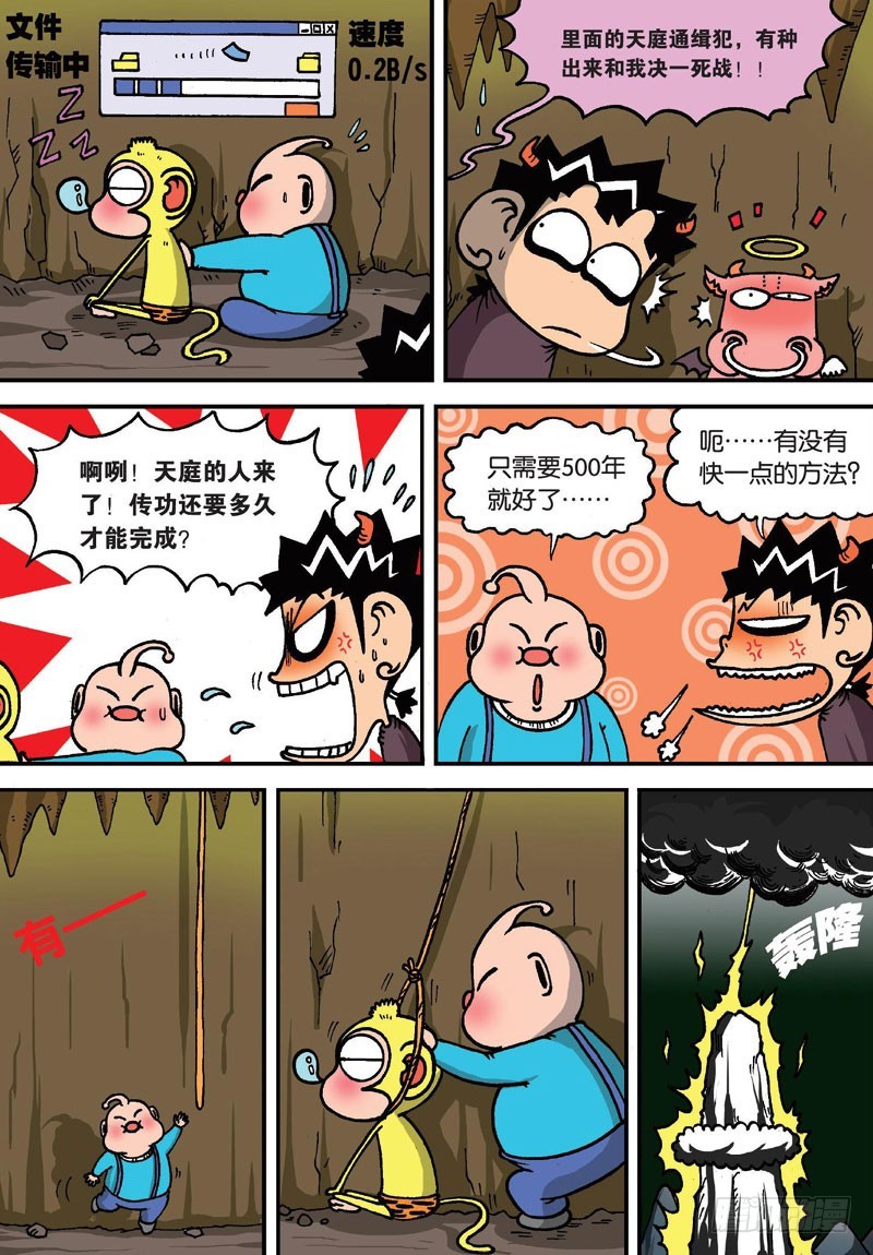 朱斌漫画精选集呆闹天宫漫画,第二十五回2图