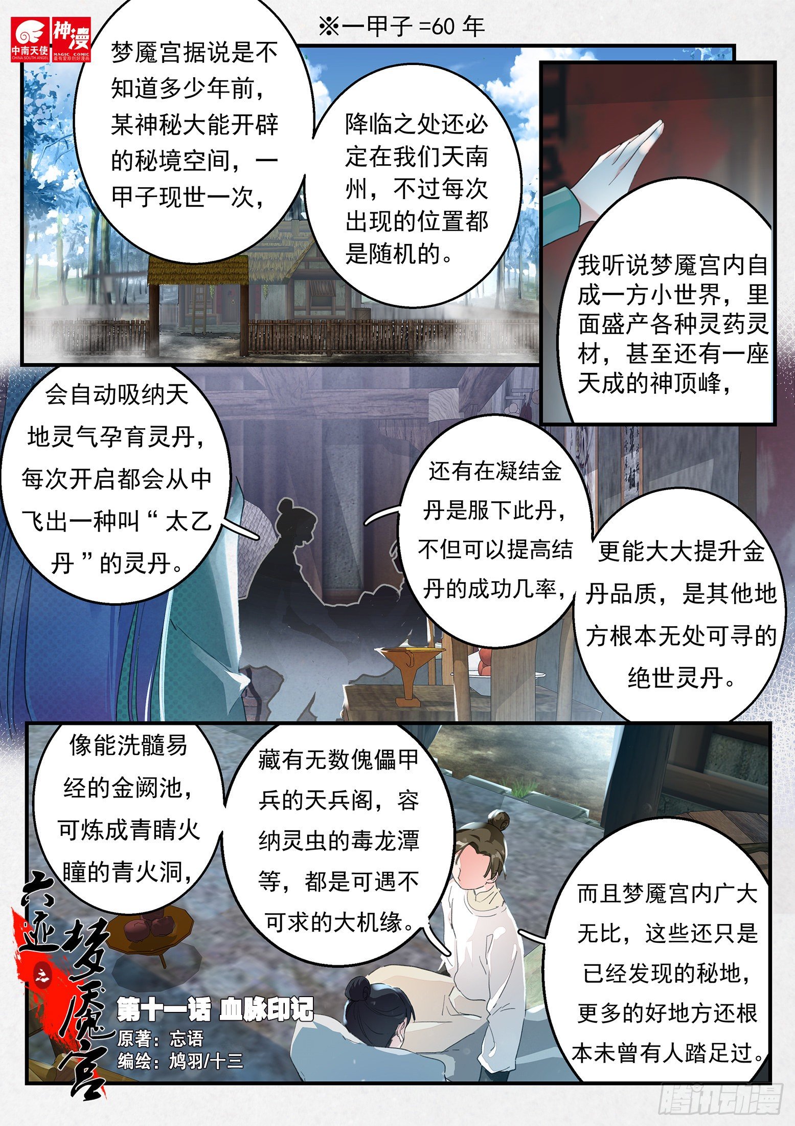 六迹之梦魇宫漫画,11 血脉印记1图