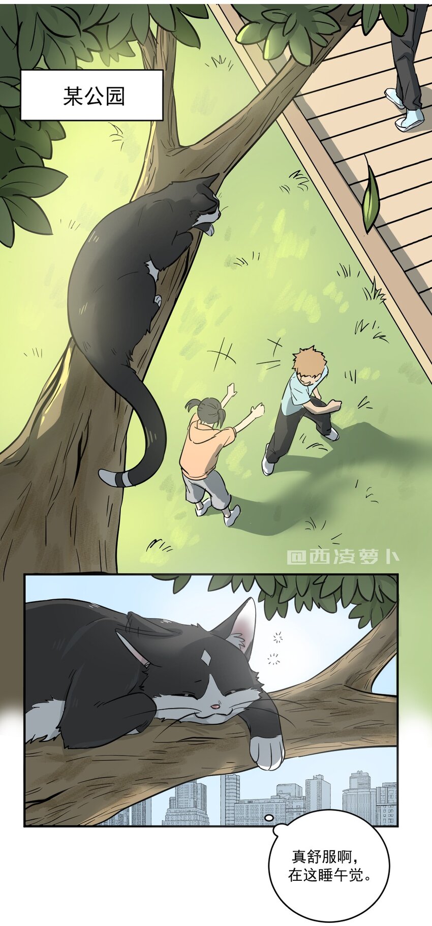 芝麻与米糕漫画,001 第一话 米糕！！2图