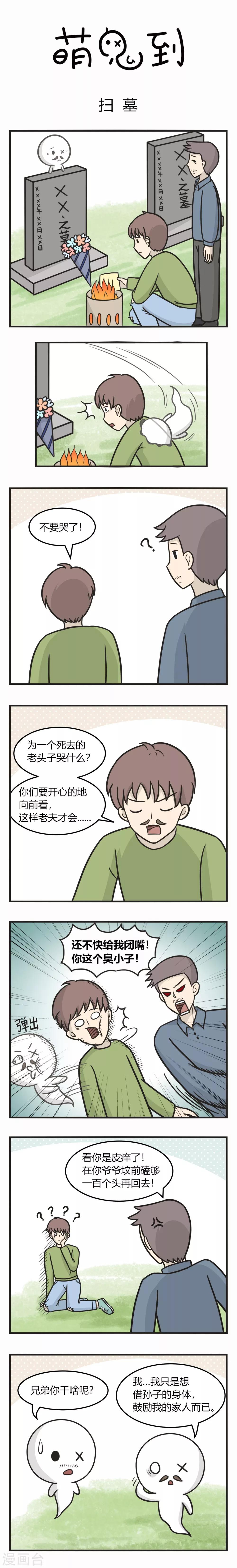 萌鬼到漫画,第218话 扫墓1图