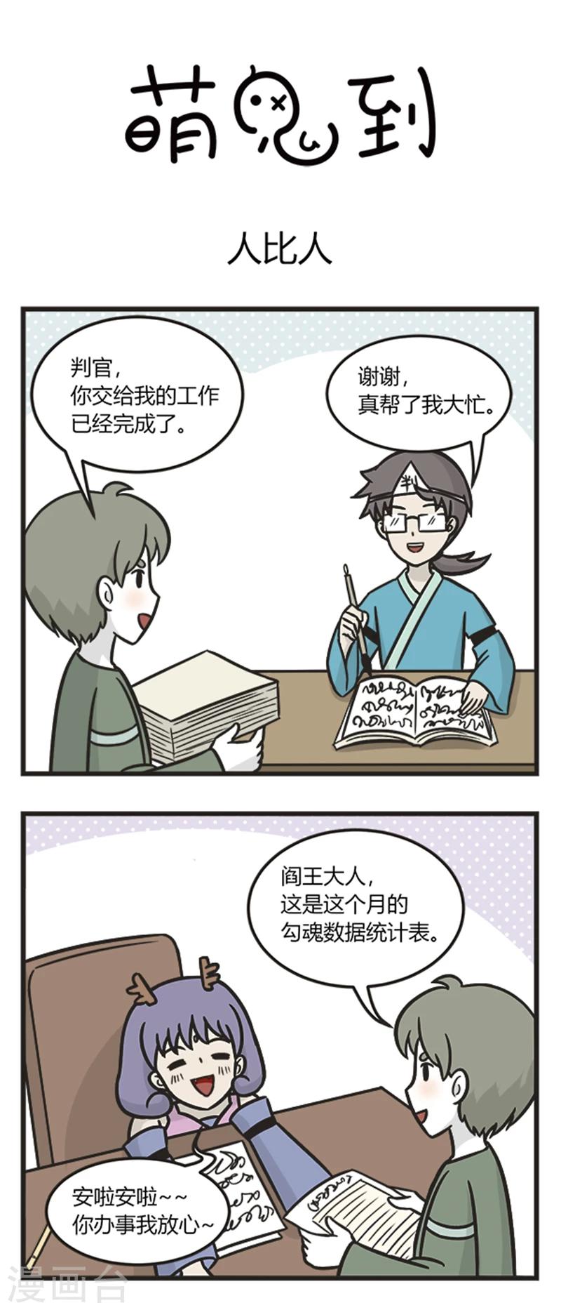萌鬼到漫画,第211话 人比人1图