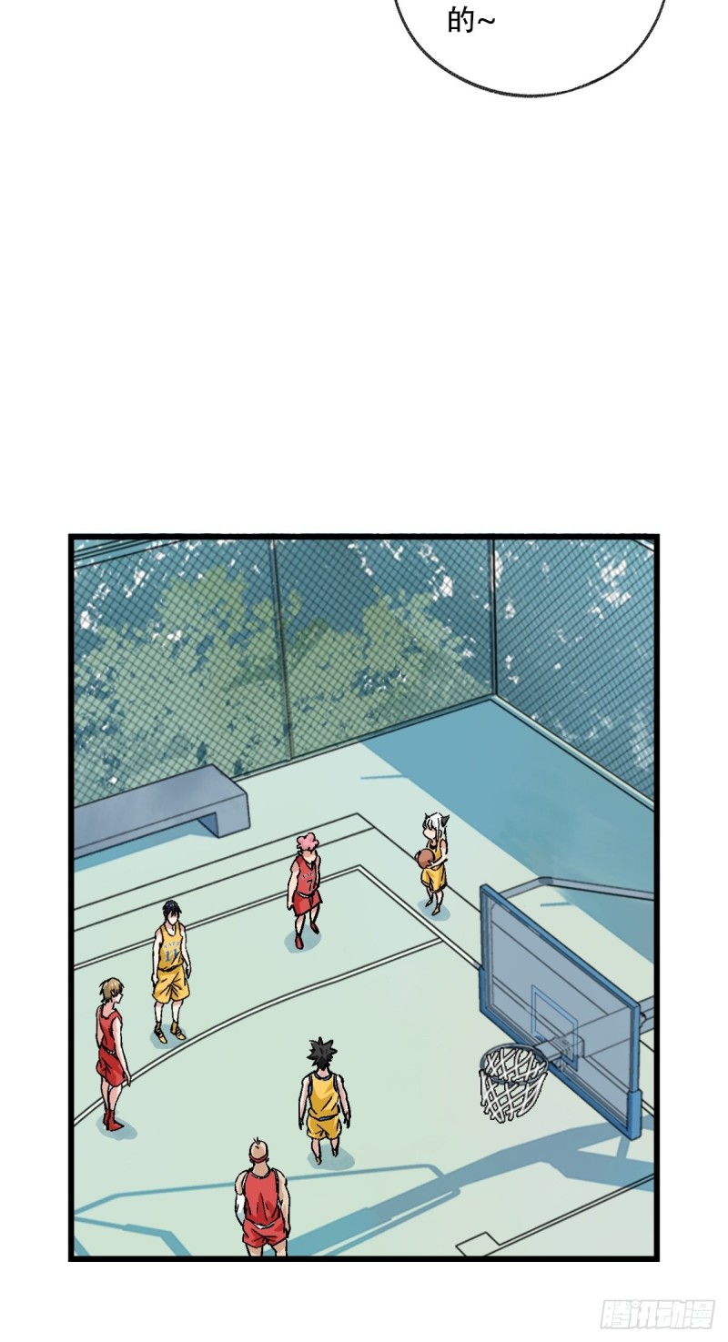 百层挑战合集漫画,七十，打篮球（中下）1图