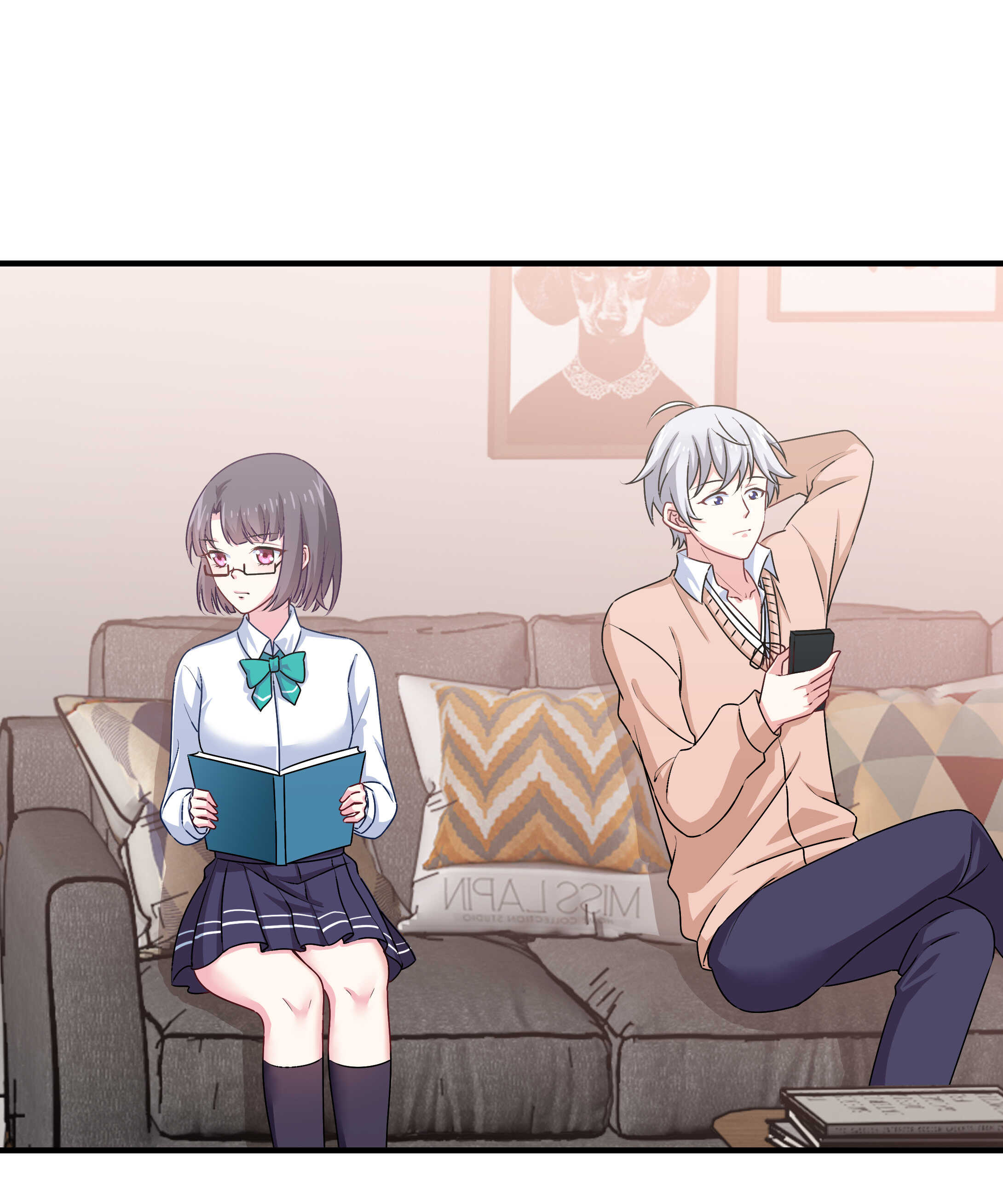 别爱我，没结果！漫画,第81话 爱心水果沙拉1图