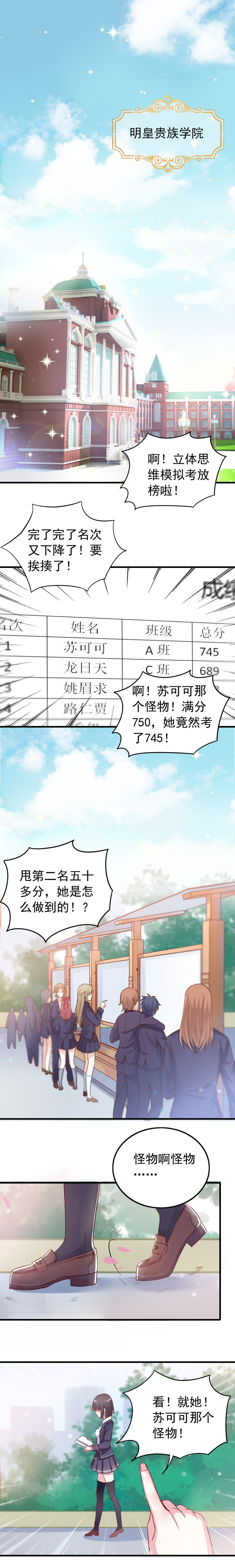 别爱我，没结果！漫画,第1话 怪物苏可可！1图