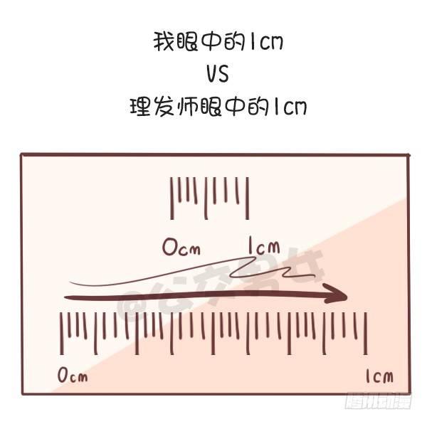 公交男女爆笑漫画漫画,648-理发师眼中的一厘米1图