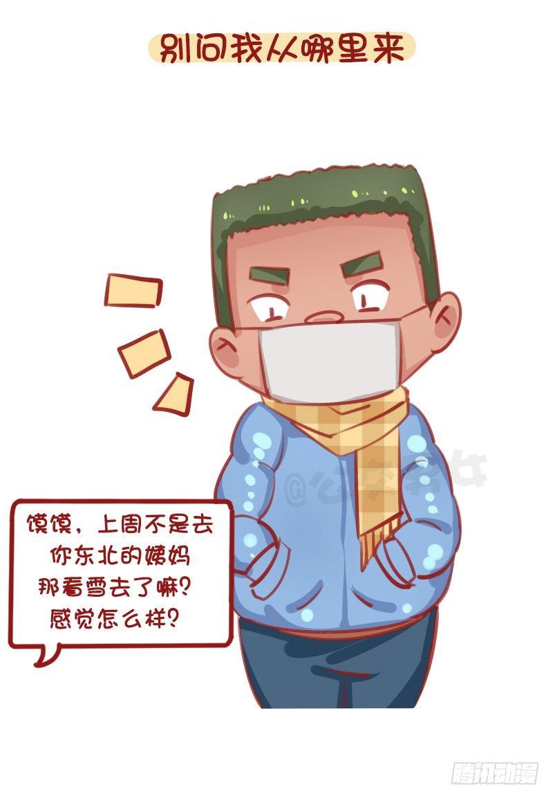 公交男女爆笑漫画漫画,1317-南方人第一次到北方过冬2图