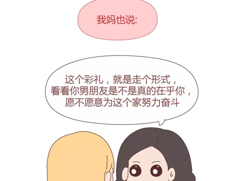 麦拉风-婚后80漫画,第358话 结婚给多少彩礼合适2图