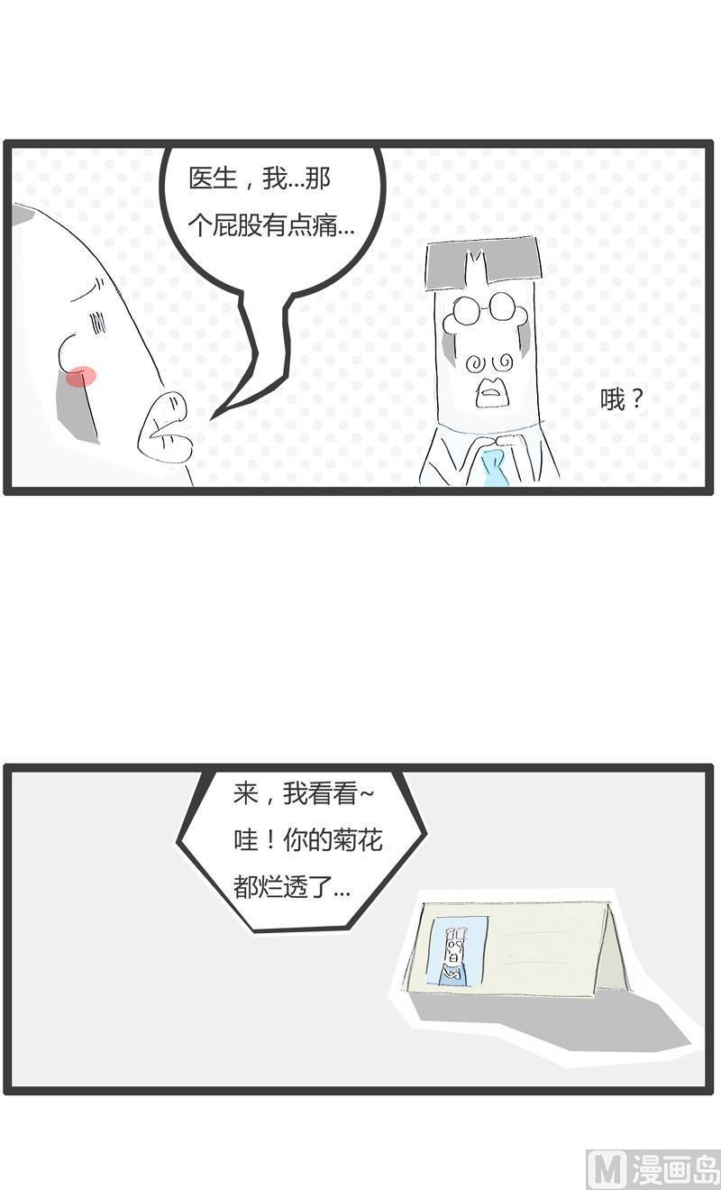 火锅家族第一季漫画,屁股有点疼1图