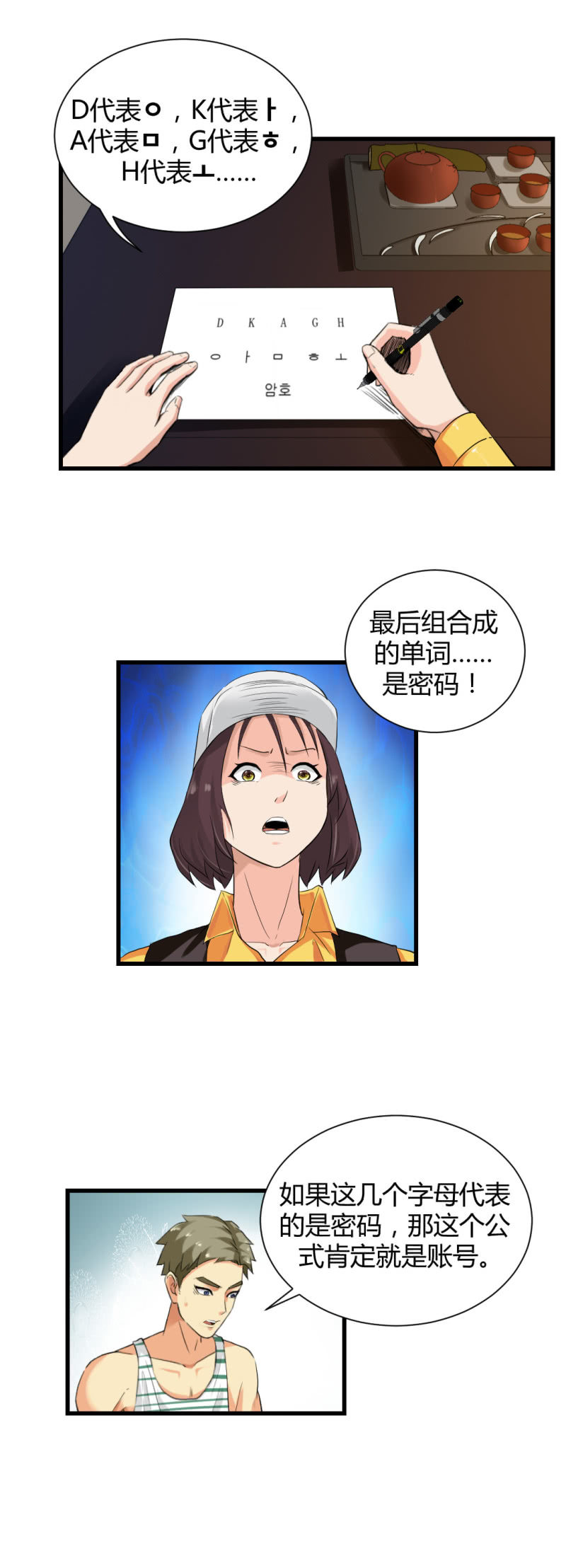 超能阿布拉拉裤漫画,密码破解！2图