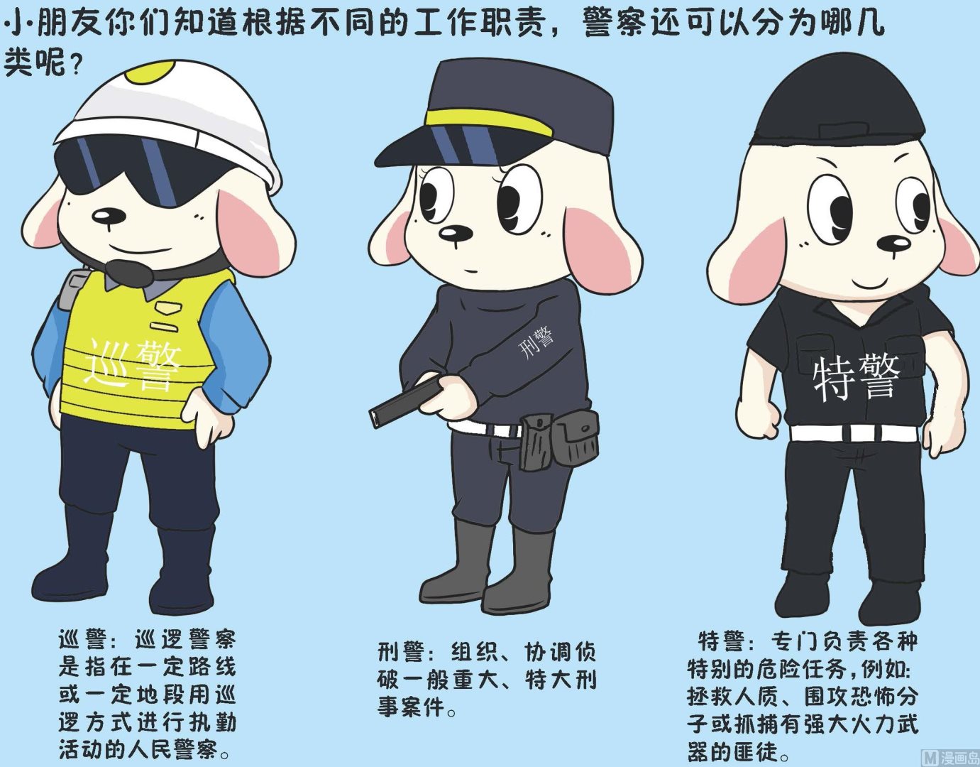 我是警察漫画,全1话1图