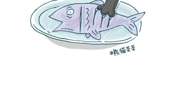 猫和鱼的视频故事漫画,第1话 我们生来就势不两立1图