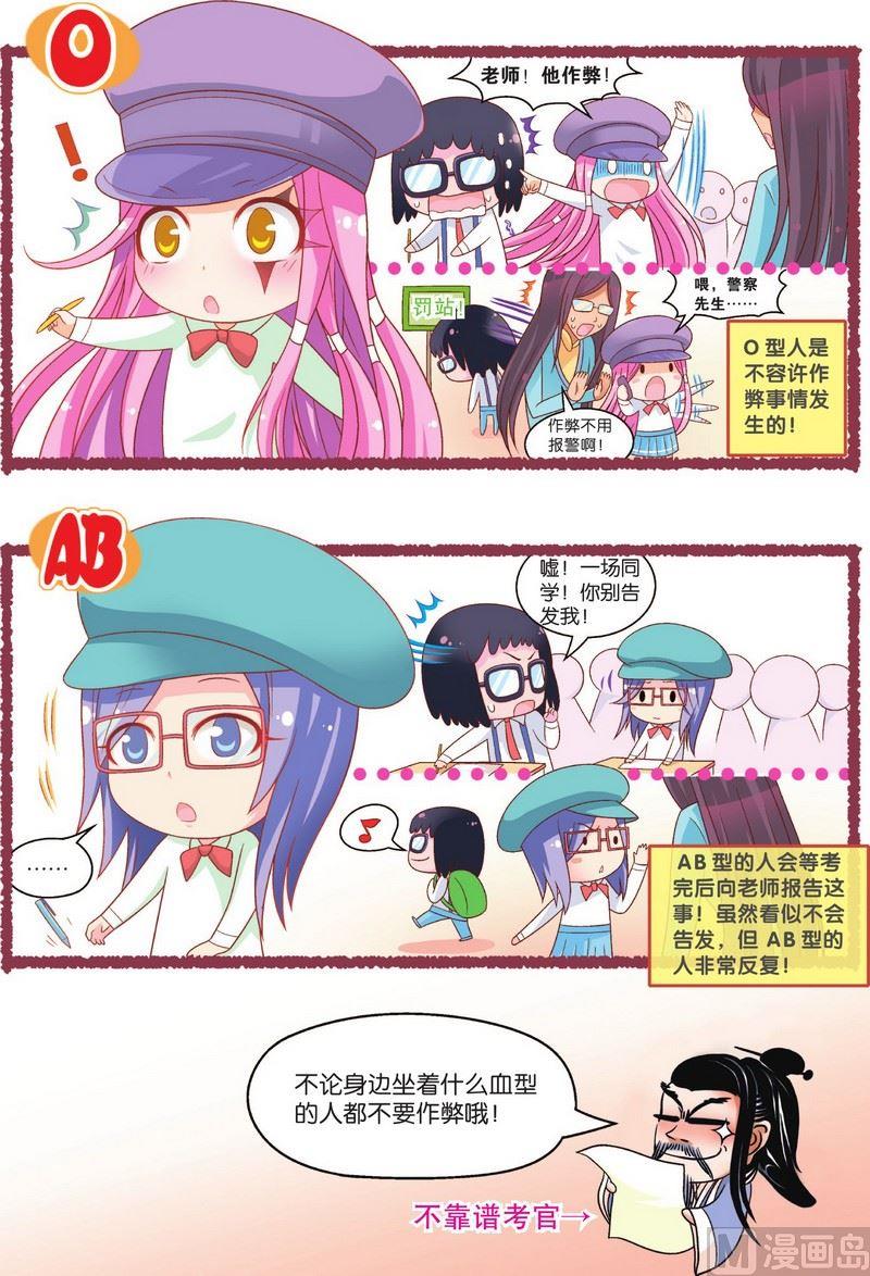 血型萌激团漫画,校园篇2图