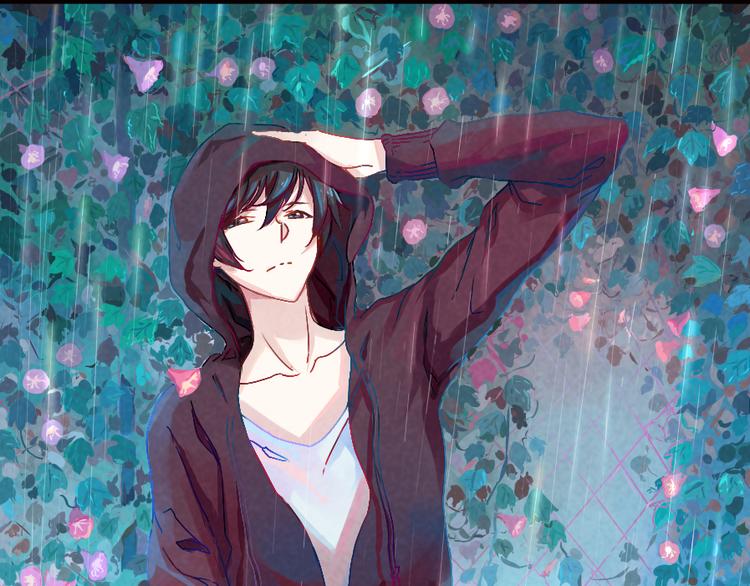 我想你了是什么歌漫画,第1话 遇见你时，天空下着雨...1图