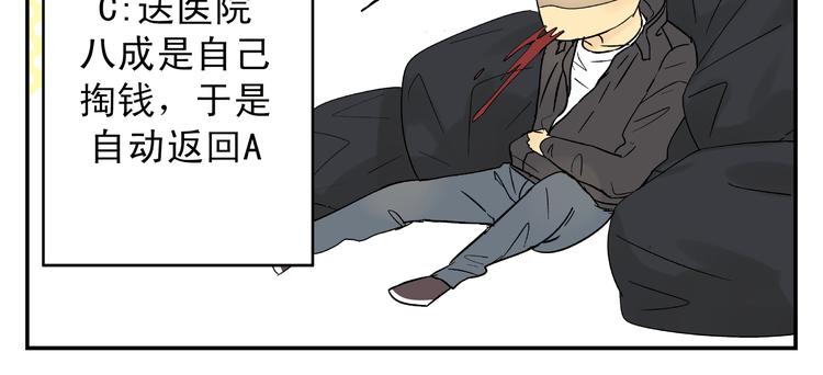 路边捡到可疑人物漫画作者微博漫画,第2话 可疑人物找上门来！2图