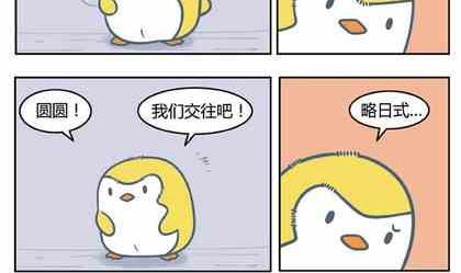 企鹅游泳图片漫画,112图