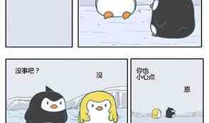 企鹅游泳图片漫画,392图