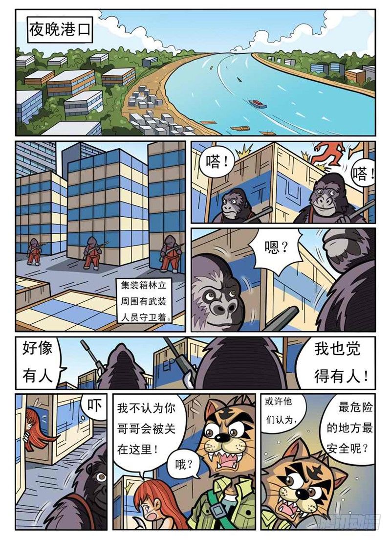 界虎漫画,码头混战2图