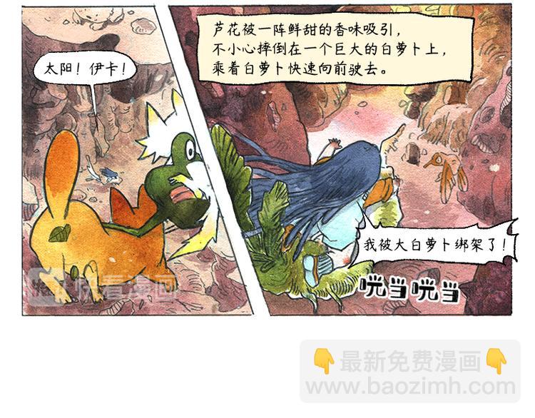 芦花和胖头鸟森林故事连载漫画,【第八话】胡萝卜解放1图