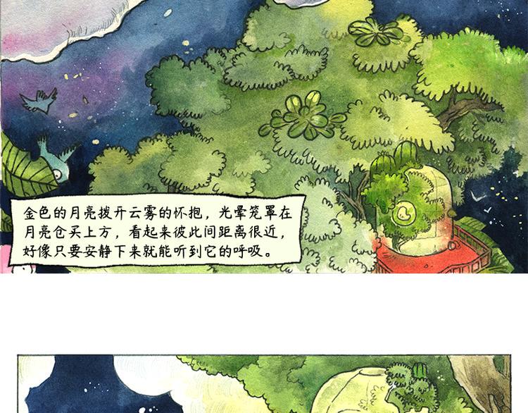 芦花和胖头鸟森林故事连载漫画,【第五话】月亮仓买2图