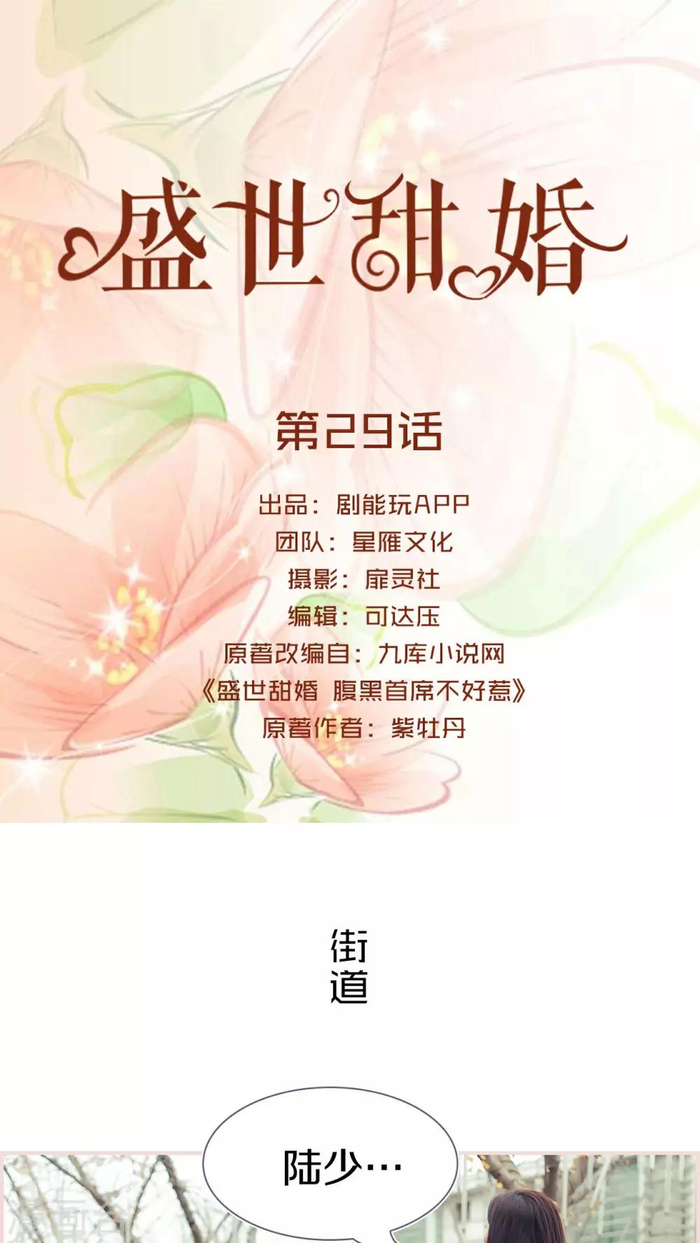 盛世甜婚总裁的重生妻漫画,第29话1图