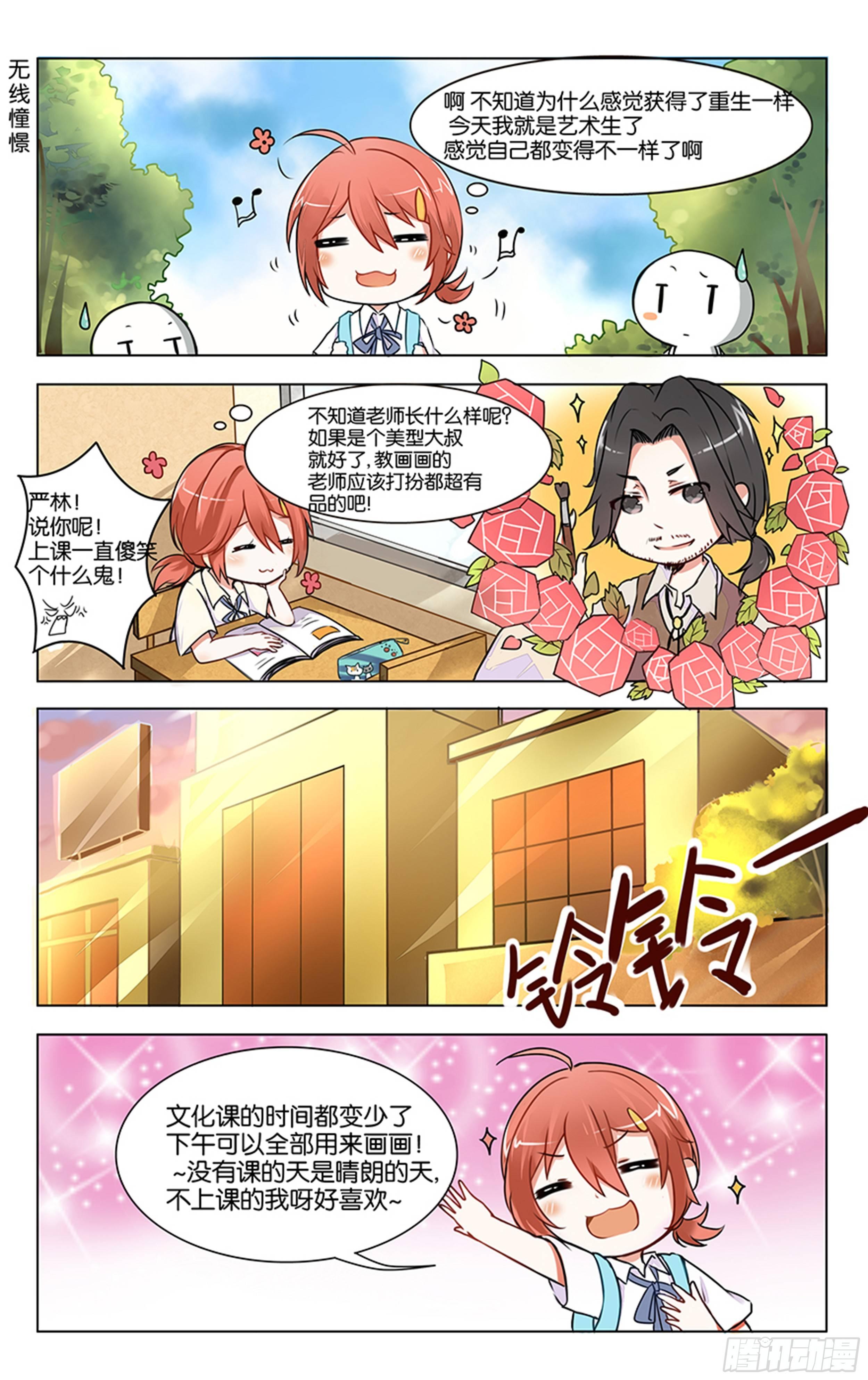 gogogo美术生漫画漫画,第一话2图