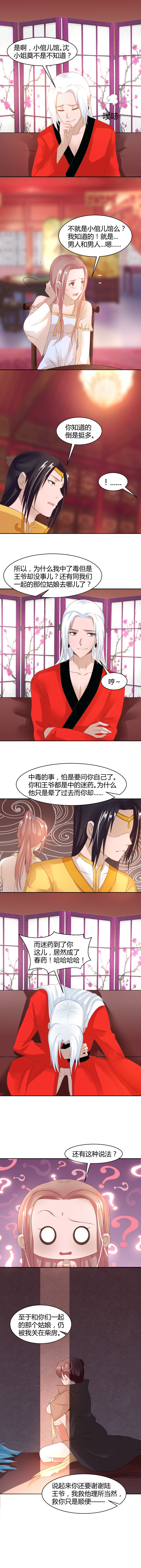 小说嫡女很忙侯爷别心急漫画,第11话 迷药变春药2图