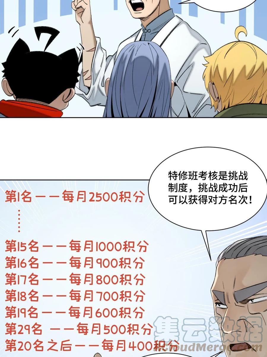 明日之劫漫画,94 特修班考核开始1图