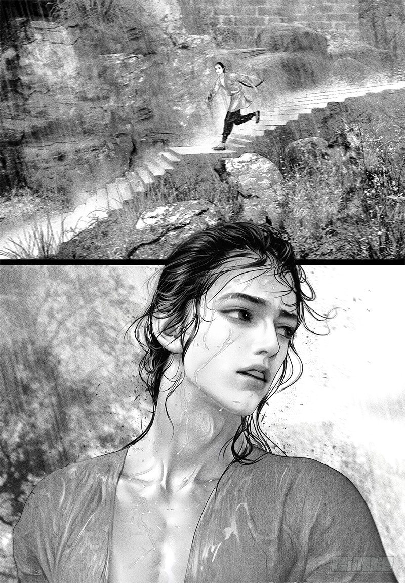 隐山梦谈茶漫画,84雨中挚情（一）2图