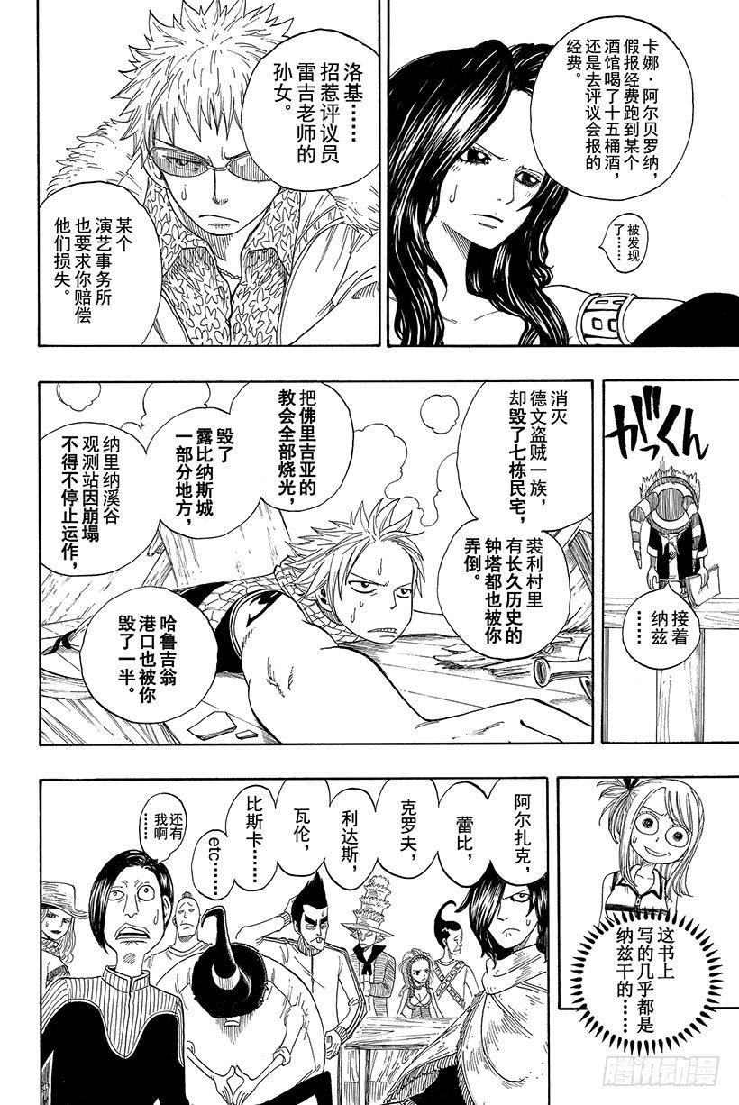 妖精的尾巴漫画,第2话会长登场！2图