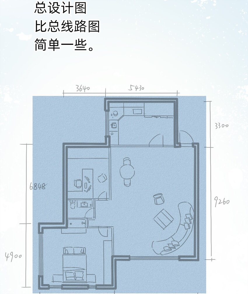 八号风球小说内容简介漫画,005 day.1 来读设计图吧2图