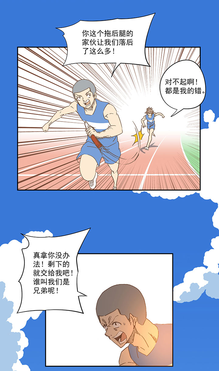 神之一脚第二季什么时候出漫画,第一百六十二波 4×100接力赛2图