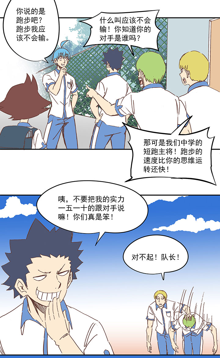 神之一脚第二季什么时候出漫画,第一百五十五波 短跑比赛！1图