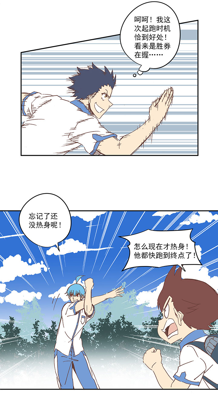 神之一脚第二季什么时候出漫画,第一百五十五波 短跑比赛！2图