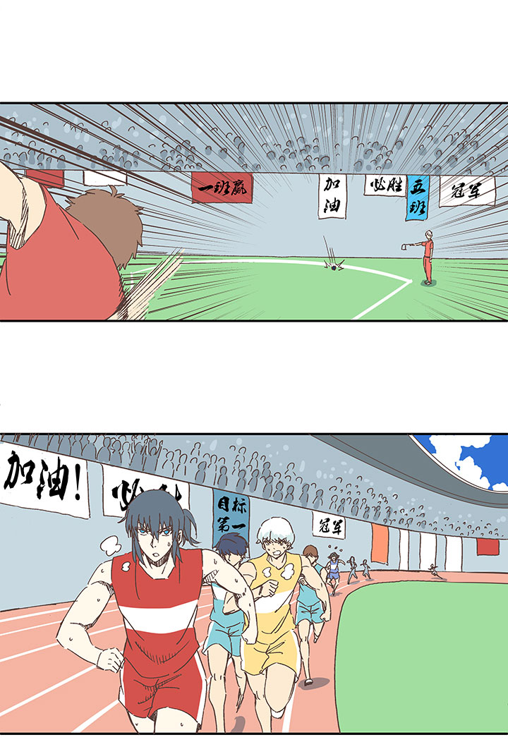 神之一脚第二季什么时候出漫画,第一百六十一波 运动会开幕2图