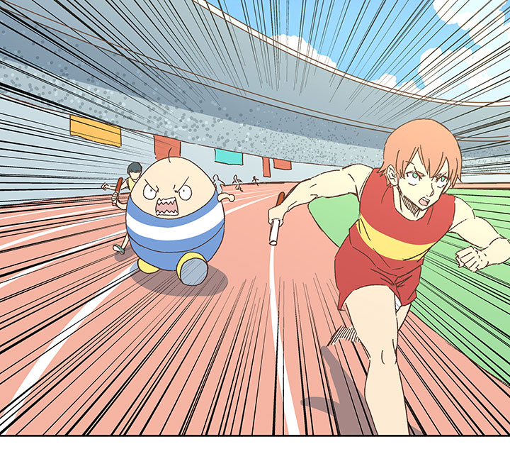 神之一脚第二季什么时候出漫画,第一百六十二波 4×100接力赛1图