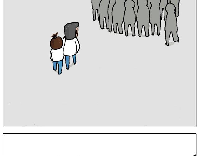 叫我森先生漫画,父子的一天1图