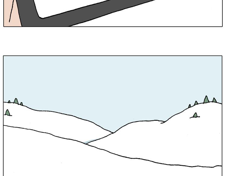 叫我森先生漫画,滑雪需谨慎！1图
