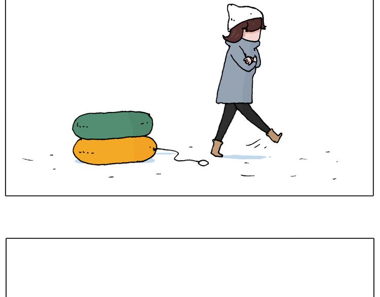 叫我森先生漫画,最爱滑雪1图